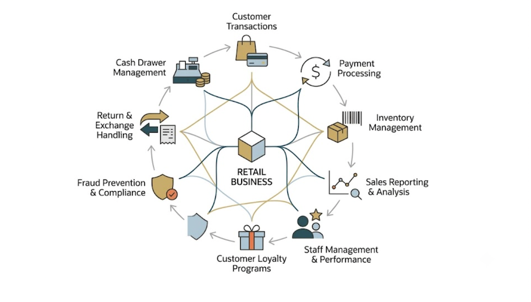 POS system illustration