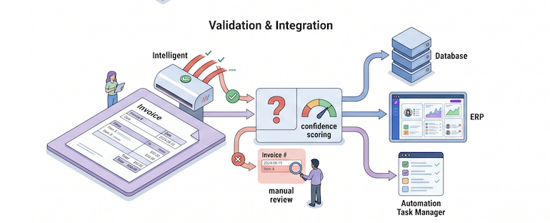 Document Parsing validation and integration