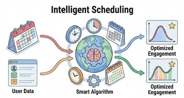 Intelligent scheduling and delivery