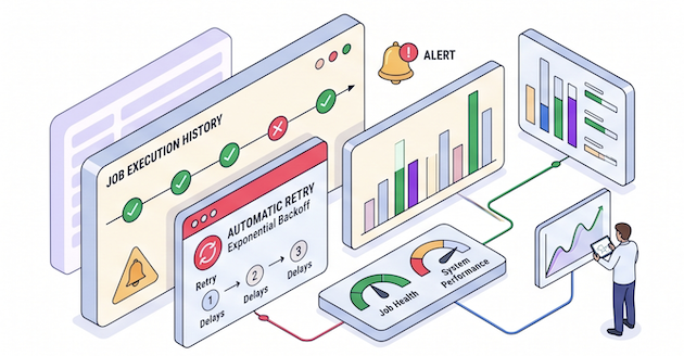 Job reliability and monitoring