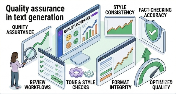 Quality assurance in text generation