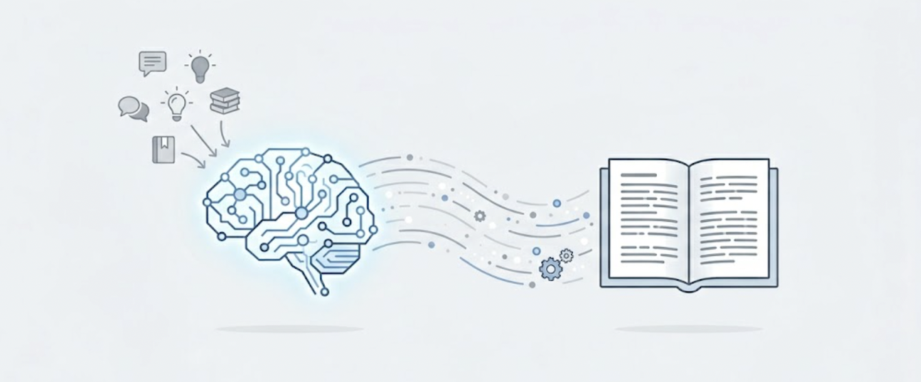 AI Text Generation illustration